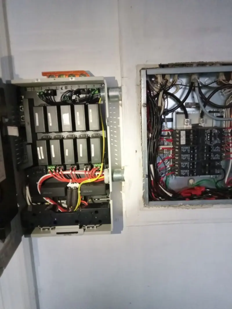 Electrical panel upgrade completed for Indoor Lighting Installation in White Oak